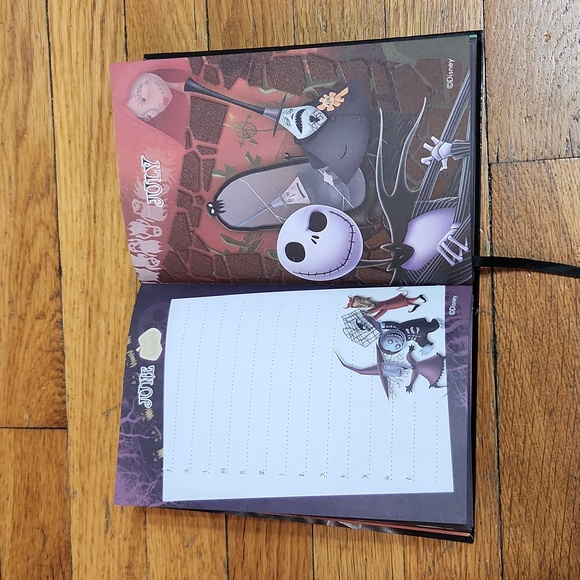 Nightmare Before Christmas Jack Skellington Undated Calender Notebook. - Picture 14 of 16